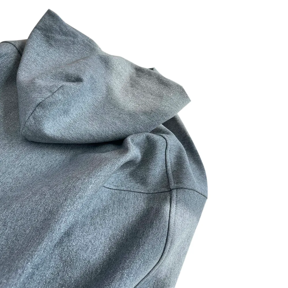 Alexanderwang star zip up hoodie in dense fleece 3