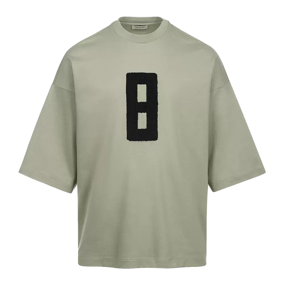 Embroidered 8 Milano Tee 4