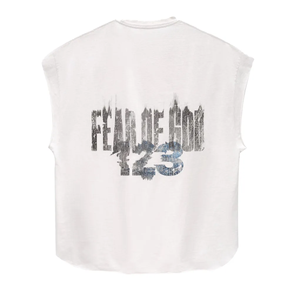 Fear Of God INRI Cut Off Tee 3