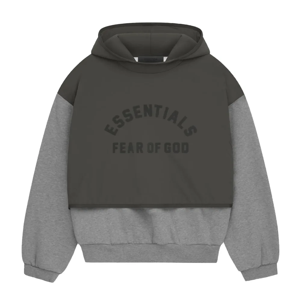 Nylon Fleece Hooded Sweater 3
