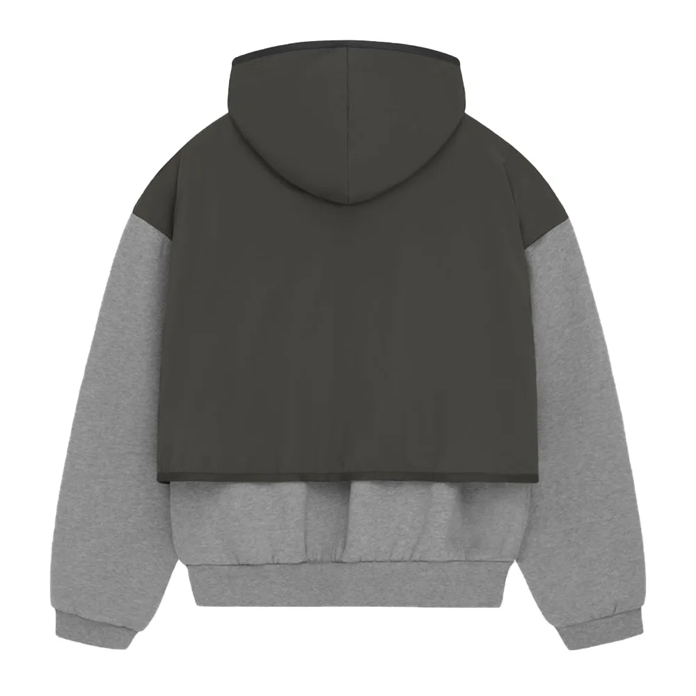 Nylon Fleece Hooded Sweater 4
