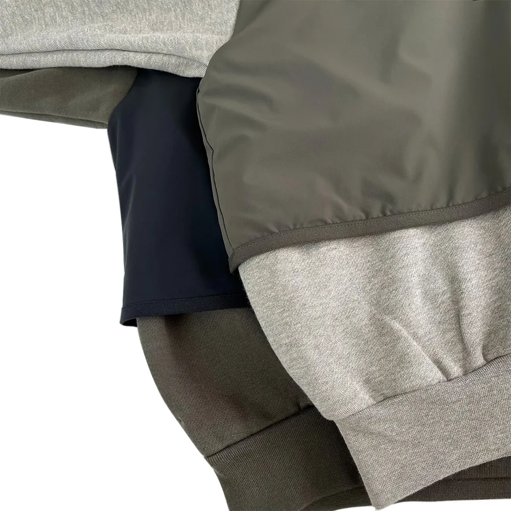 Nylon Fleece Hooded Sweater 7