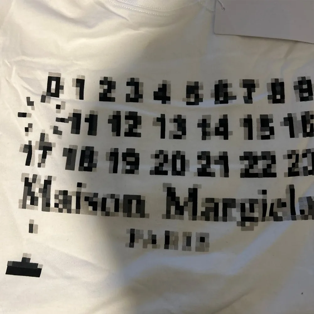 Maison Margiela 10 Pixel Logo Oversized Tee 4