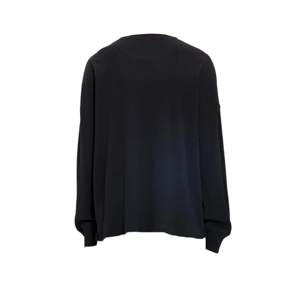 Oversized fit long sleeve T shirt in cotton 2