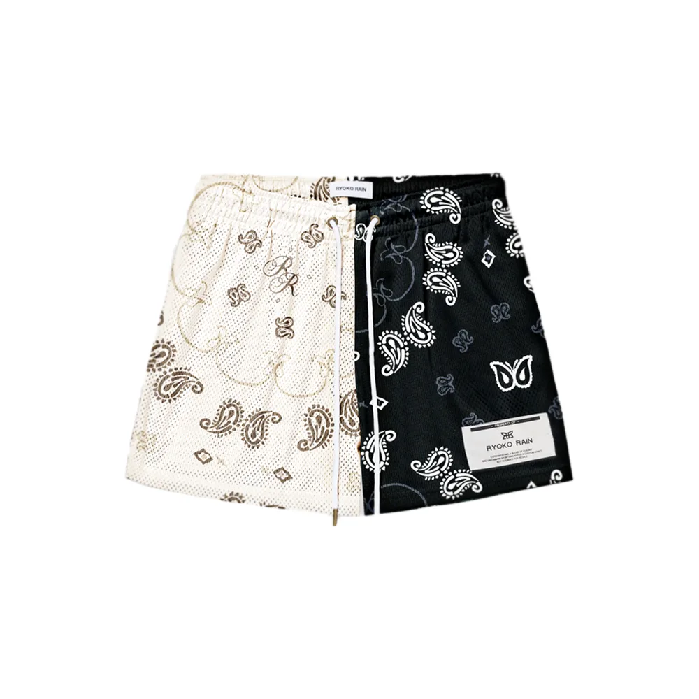 Ryoko Rain Paisley Mesh Shorts 1