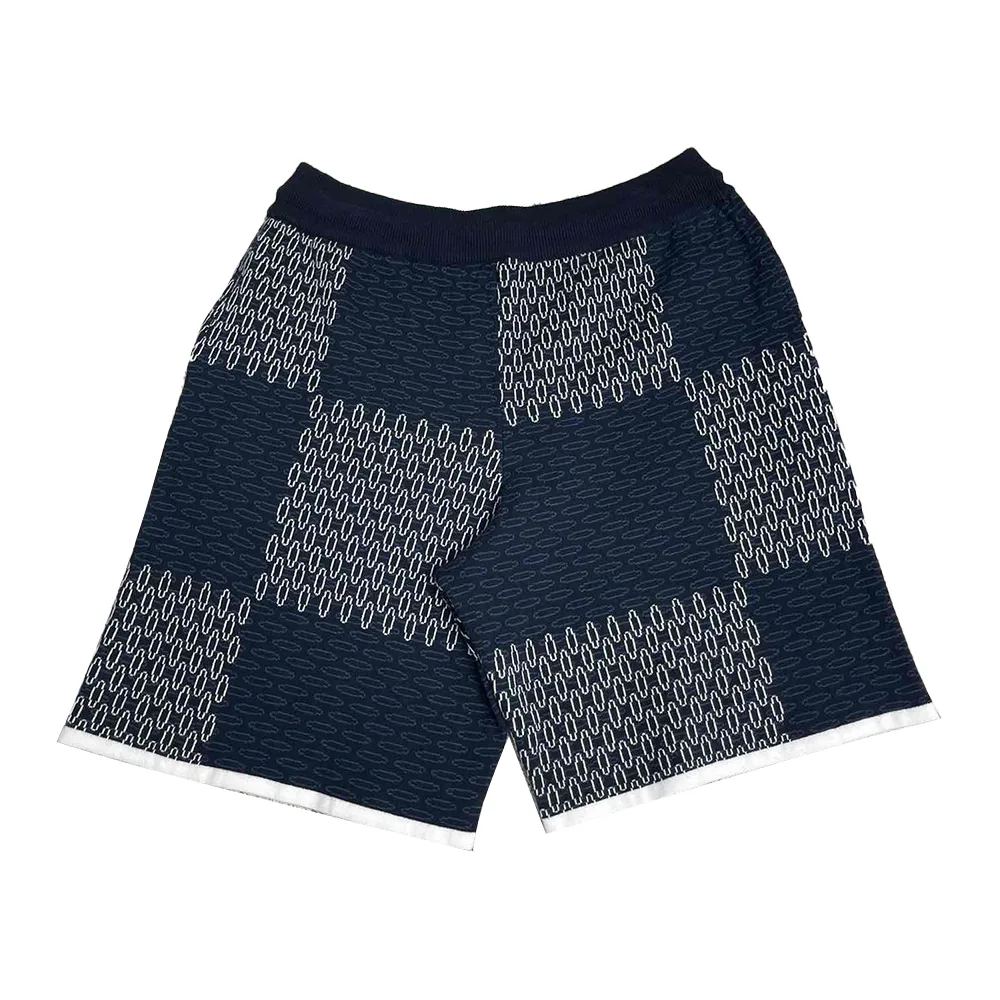 Damier Quilted Cotton Shorts主图2