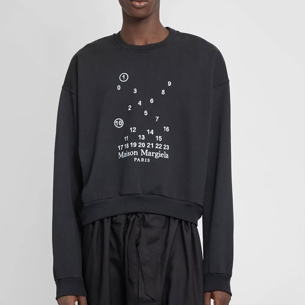 MAISON MARGIELA Number Crewneck Sweatshirt细节1