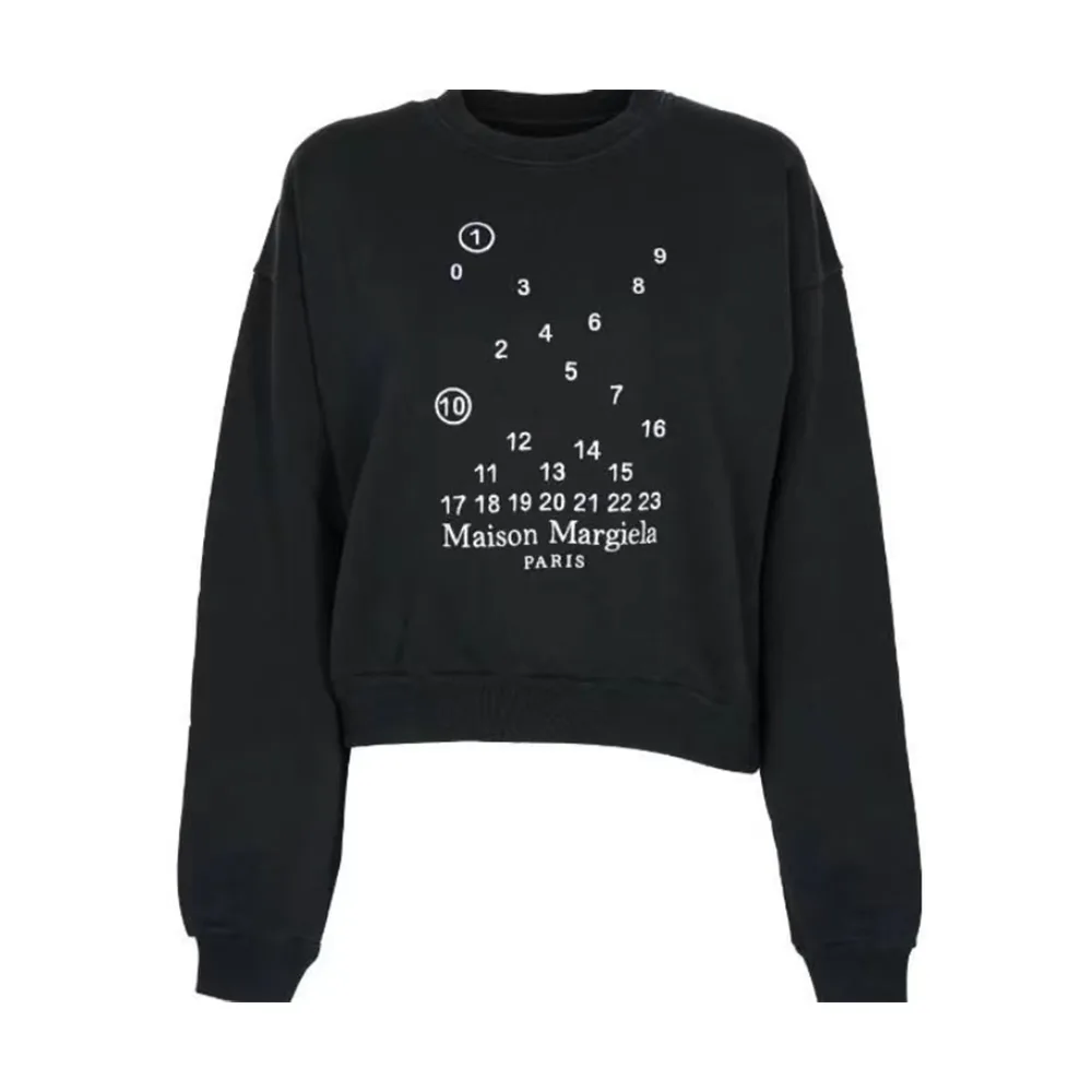 Maison Margiela Number Crewneck Sweatshirt