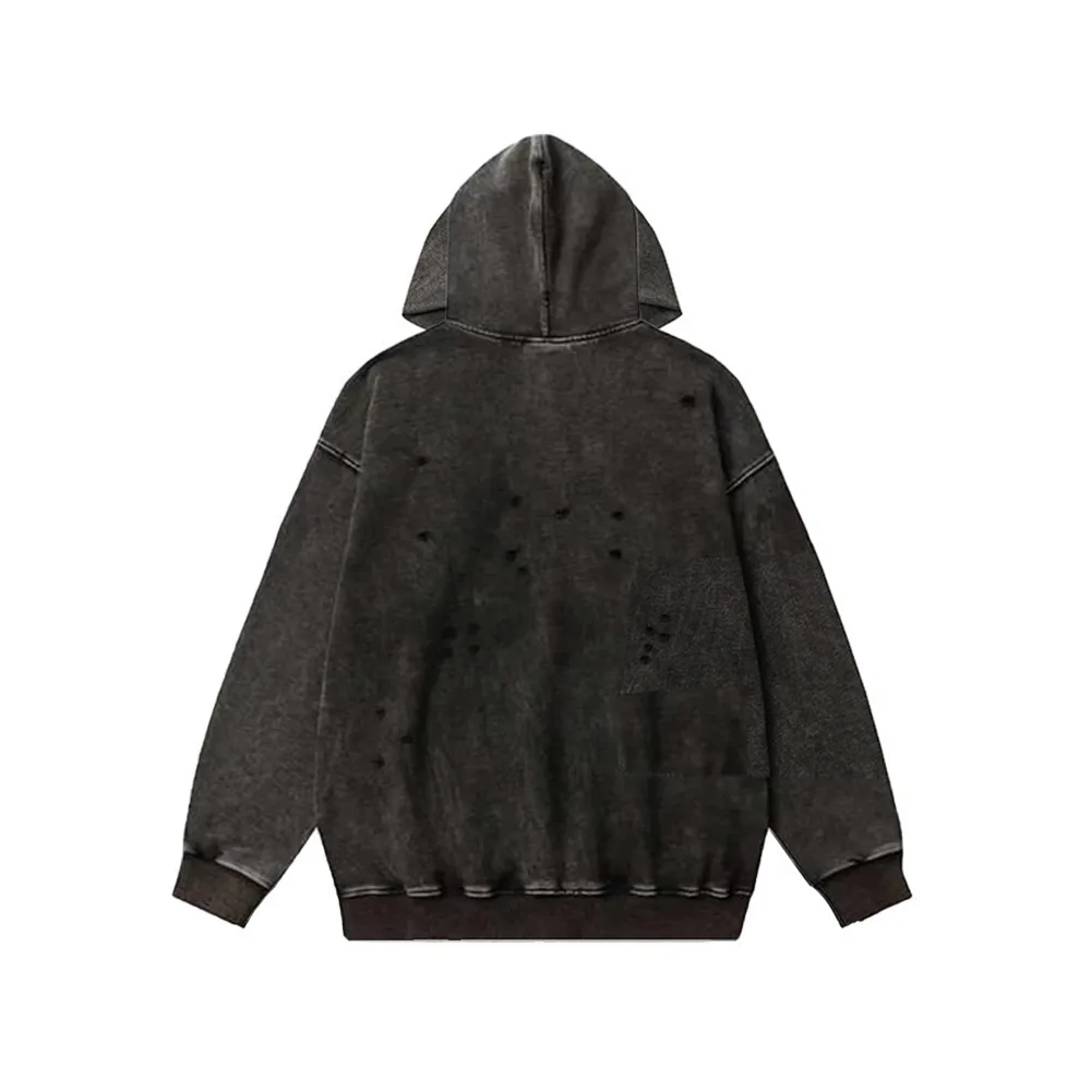 MAISON MARGIELA X TOMMY CASH Destroyed Sweatshirt黑主图1