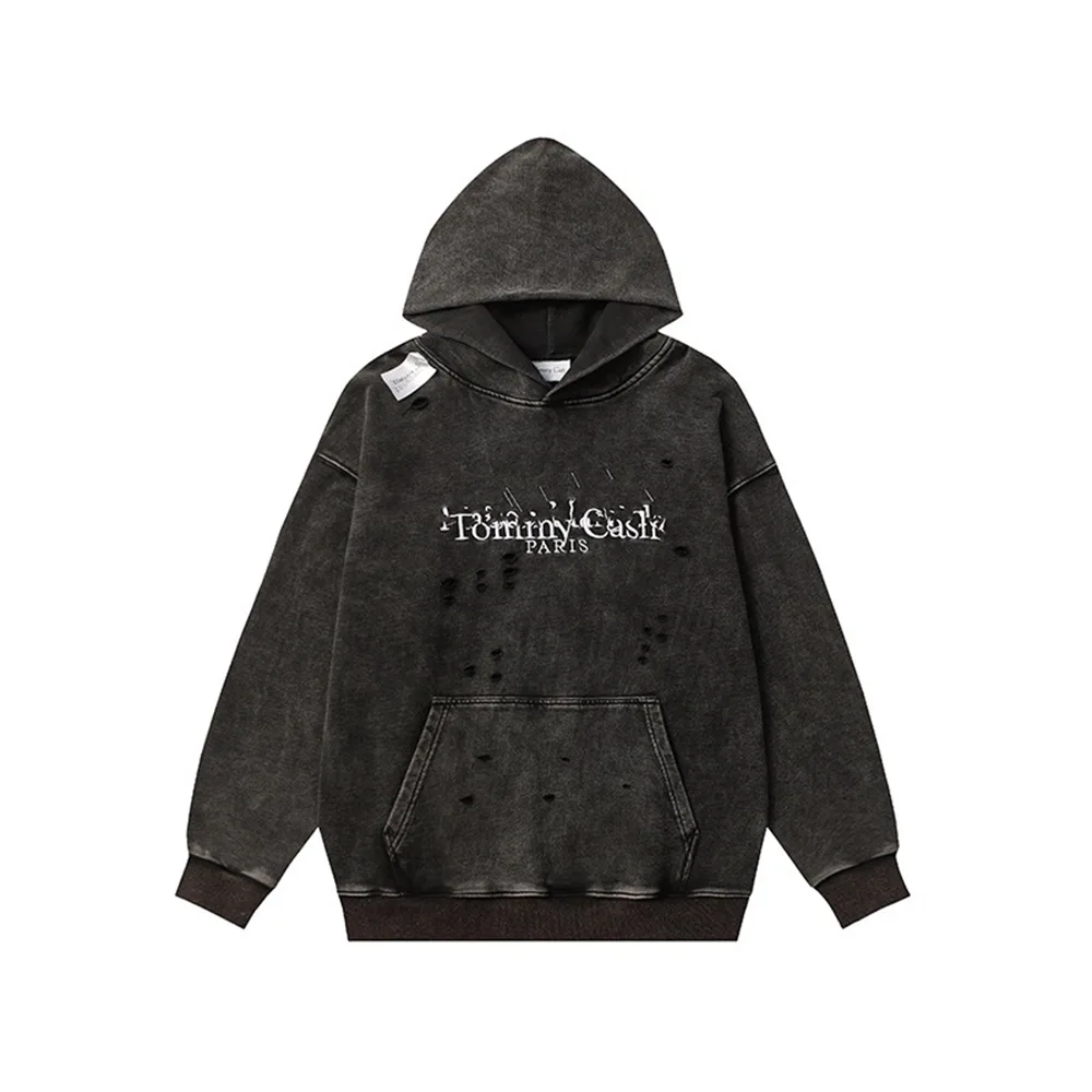 MAISON MARGIELA X TOMMY CASH Destroyed Sweatshirt黑主图2