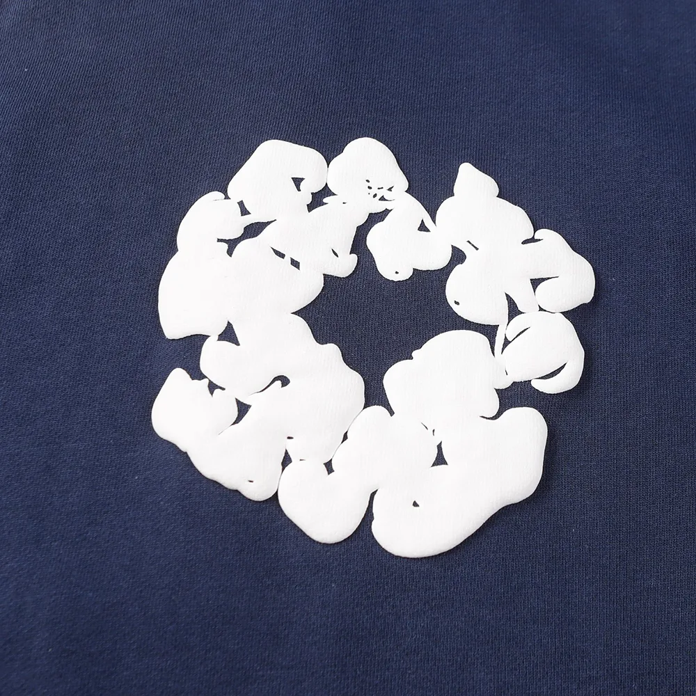 The Cotton Wreath Sweatpants Navy Blue 5