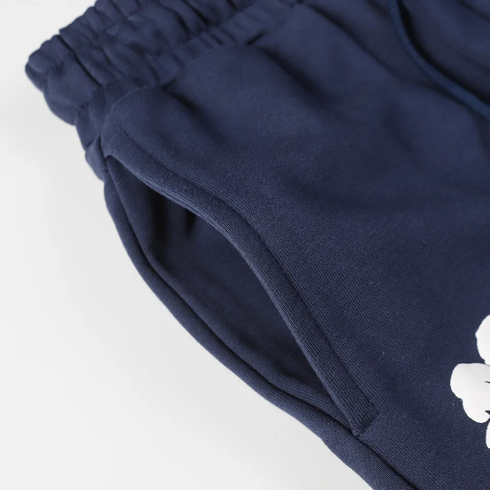 The Cotton Wreath Sweatpants Navy Blue 6
