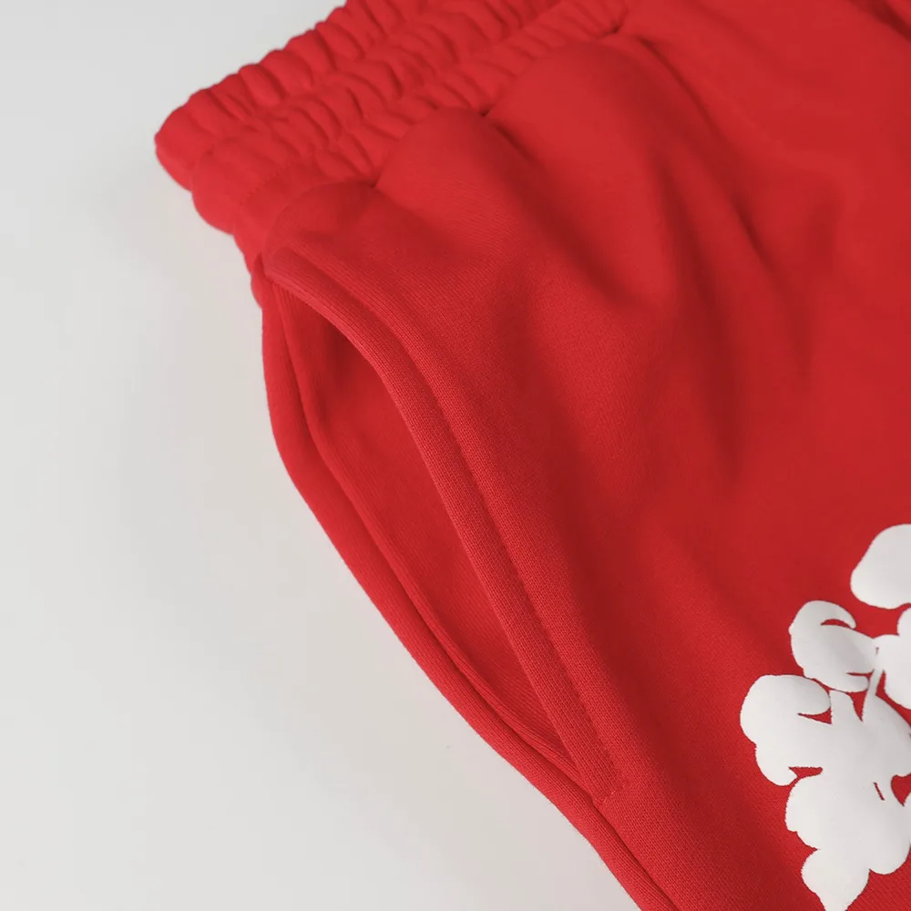 The Cotton Wreath Sweatpants Red 4