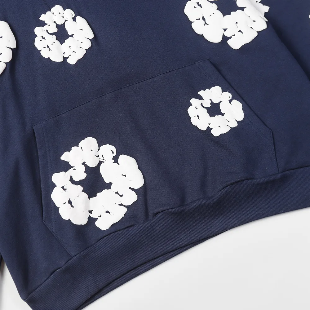 Wreath Sweatshirt Navy 4