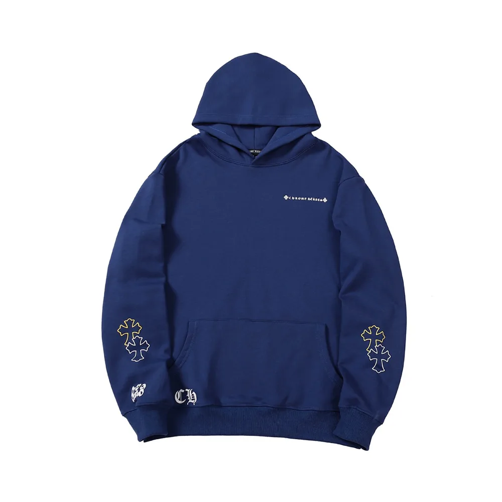 Chrome Hearts x Drake Certified Chrome Hand Dyed Hoodie Washed Blue (Miami Exclusive)