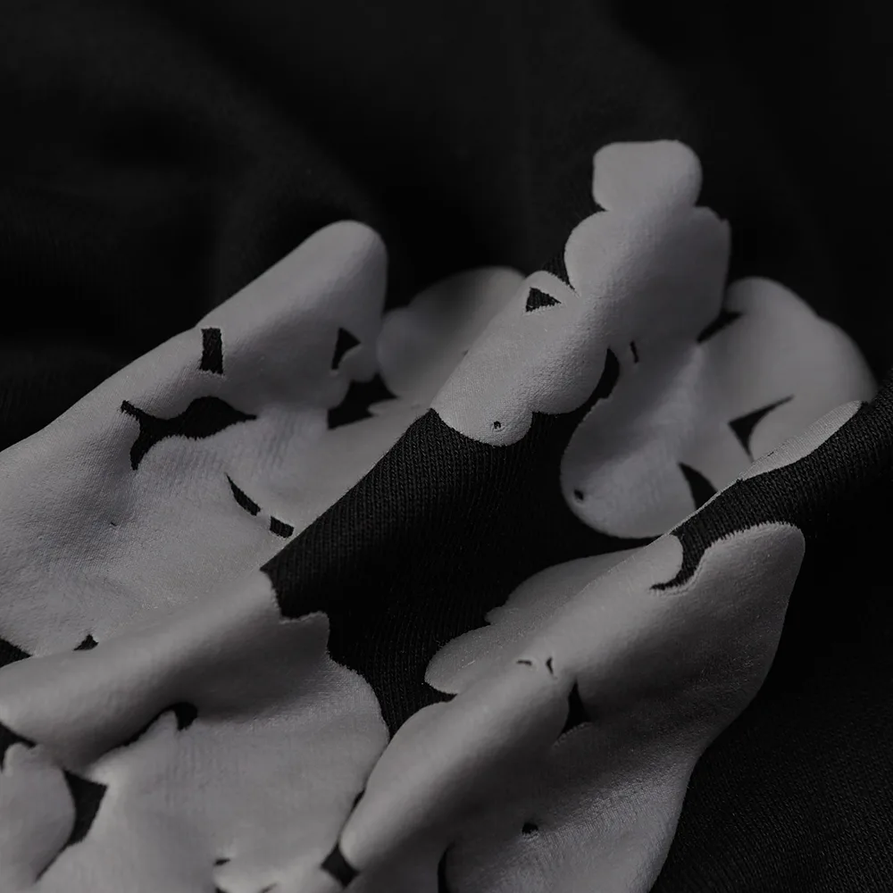 Hoodie Black Monochrome 6