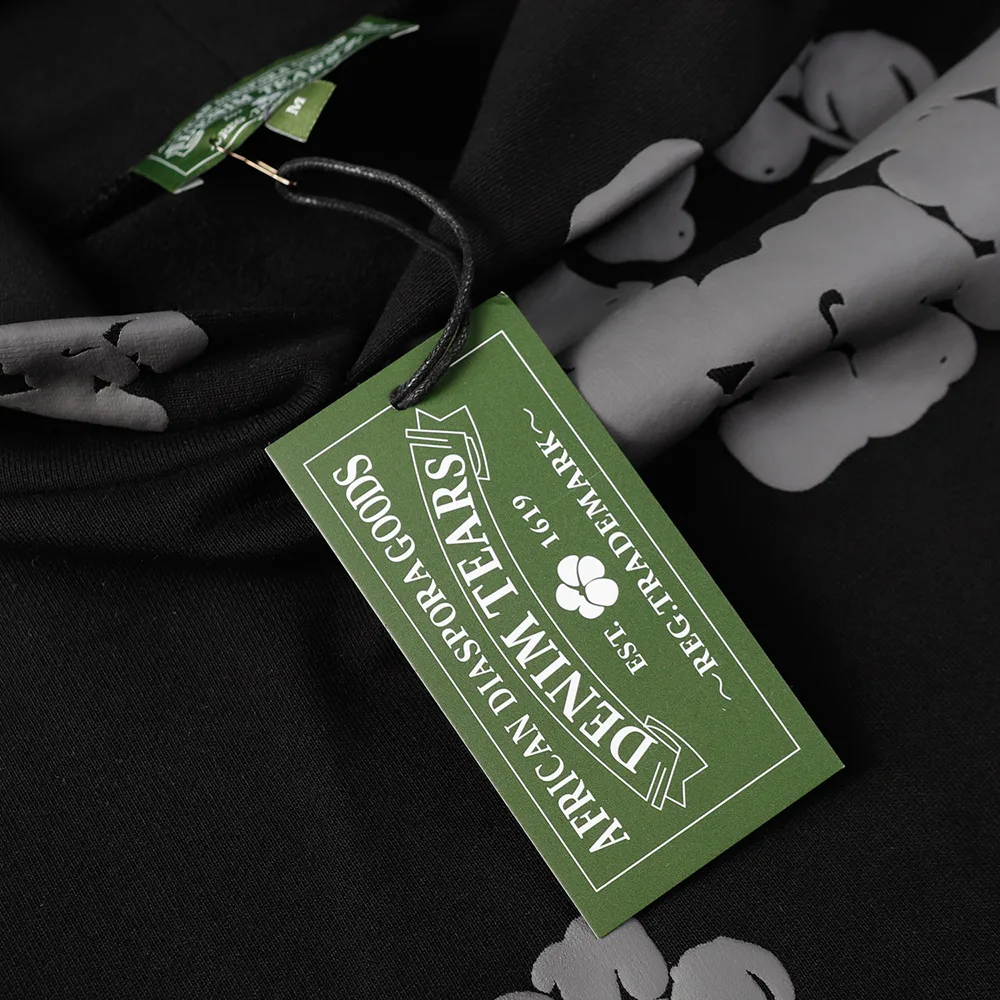 Hoodie Black Monochrome 7