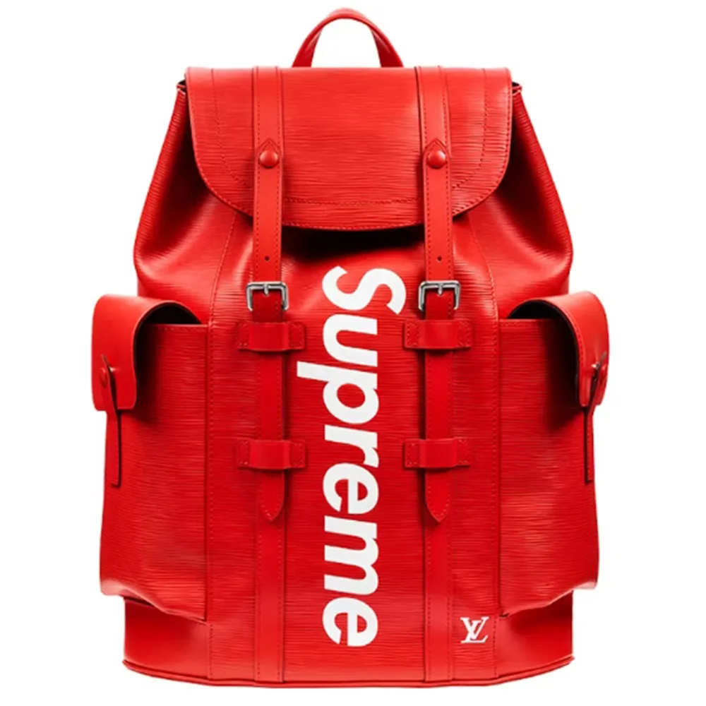 Louis Vuitton x Supreme Christopher Backpack Epi PM Red主图3