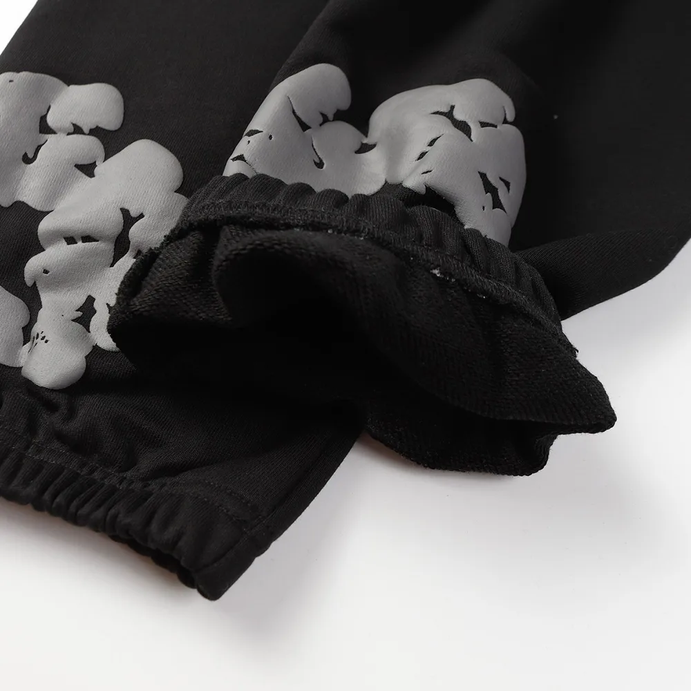 Mono Cotton Wreath Sweatpants Black 8