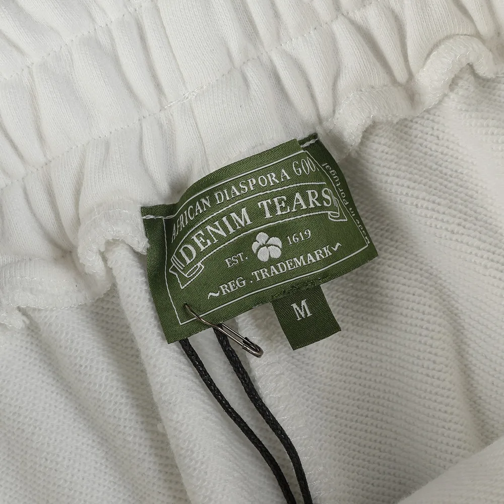 Mono Cotton Wreath Sweatpants White 5