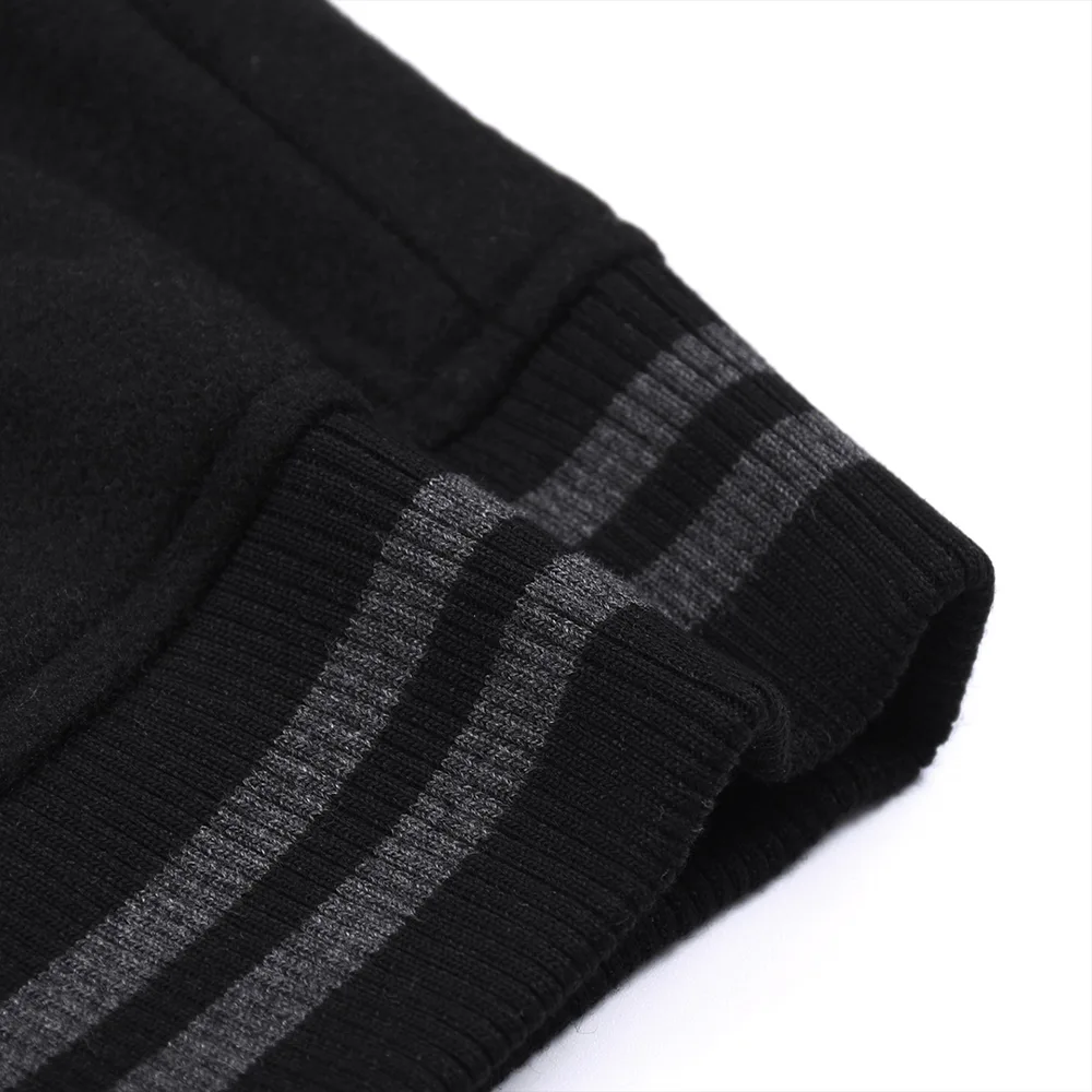 Monogram Embossed no Leather and Wool Blouson细节5