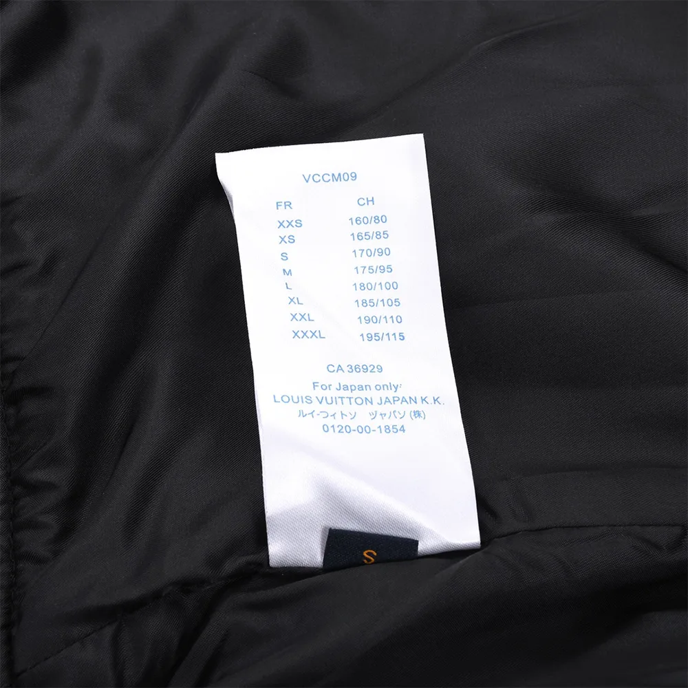 Monogram Embossed no Leather and Wool Blouson细节7