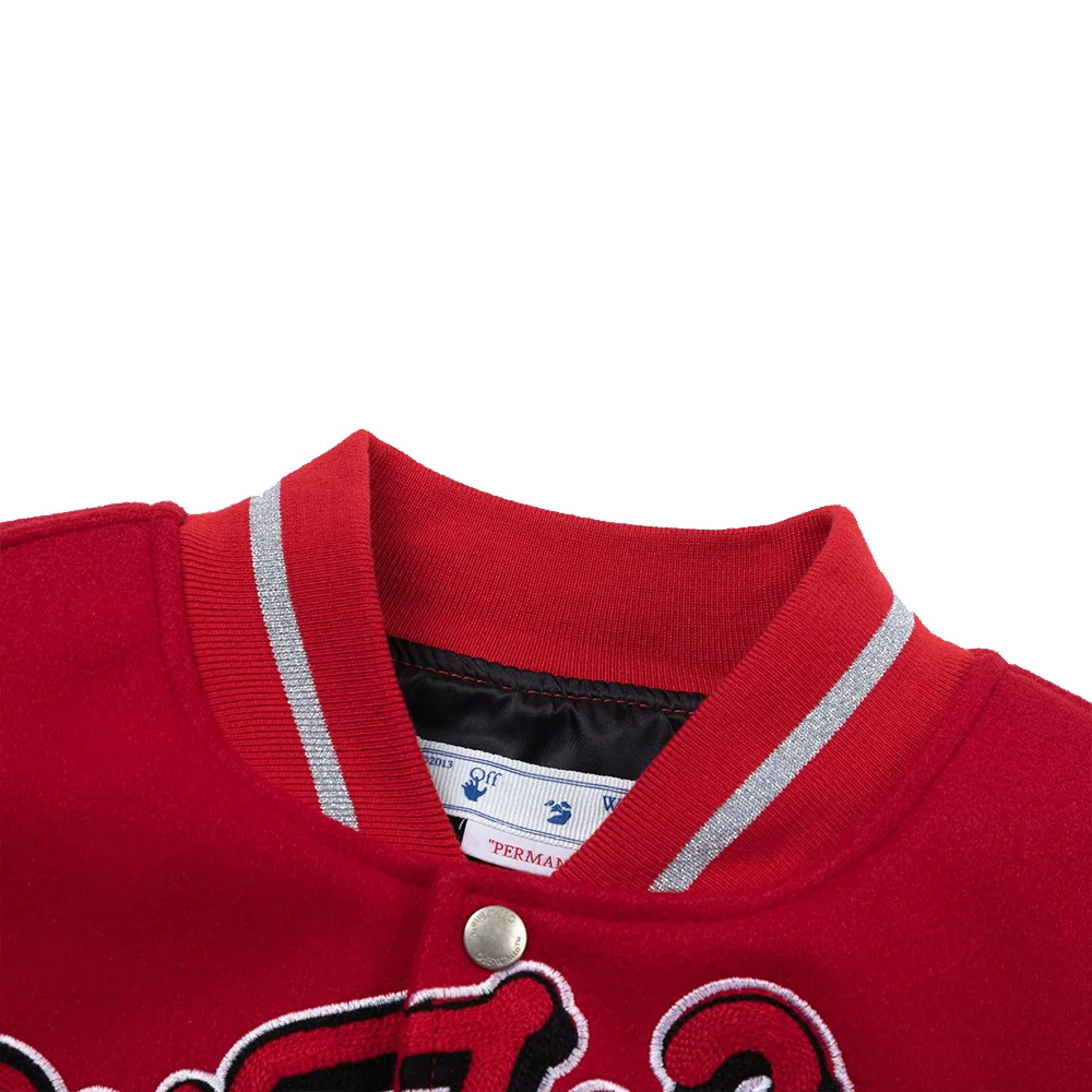 Off white™ co chicago bulls red varsity细节4