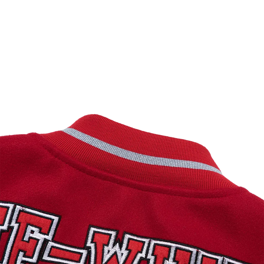 Off white™ co chicago bulls red varsity细节5