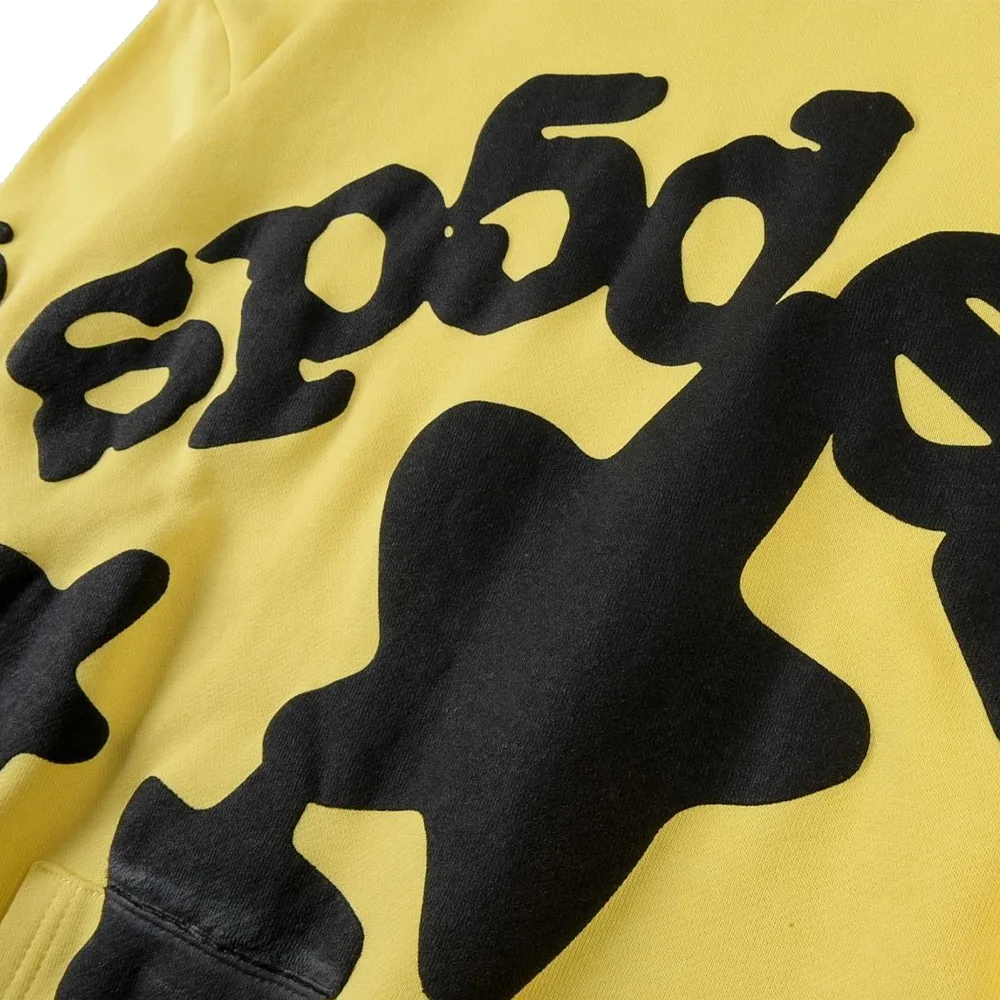 Sp5der Beluga Hoodie Gold细节6