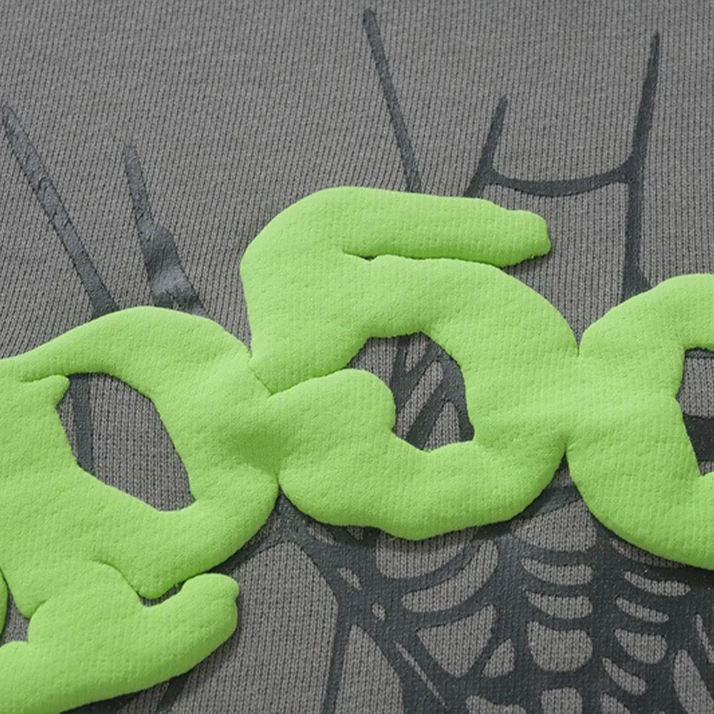 Sp5der Wait Web Hoodie细节4