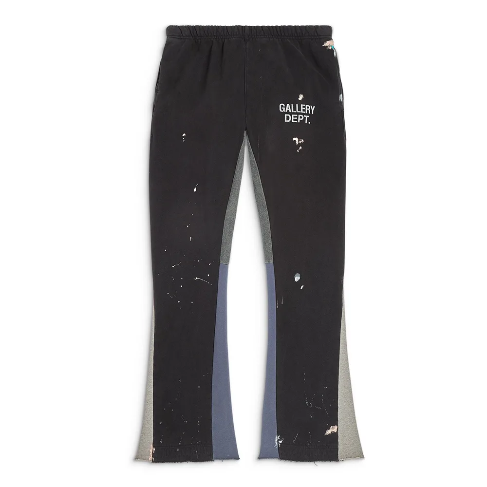 Gallery Dept. Painted Flare Sweat Pants Black