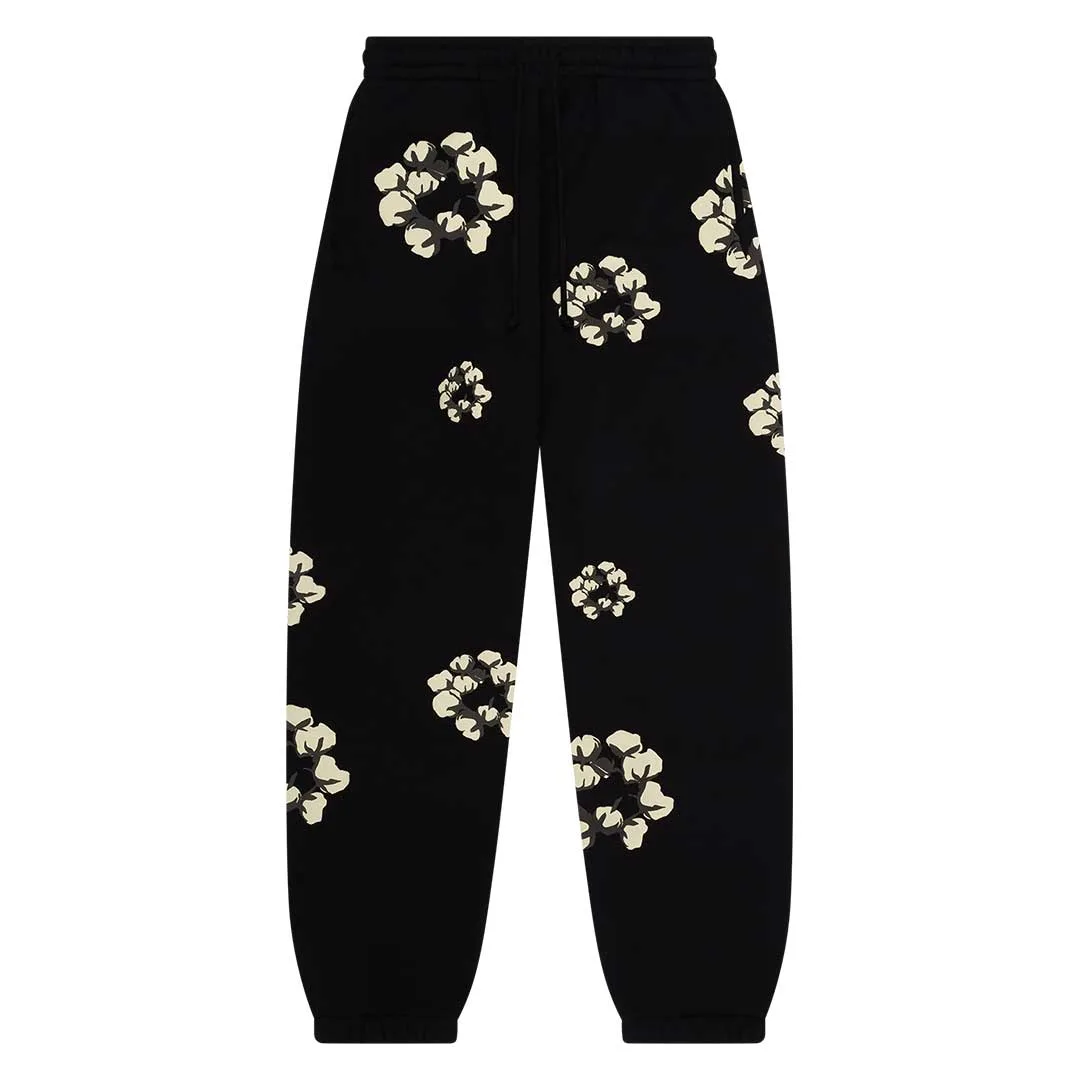 Cactus Tears Wreath Sweatpants Black