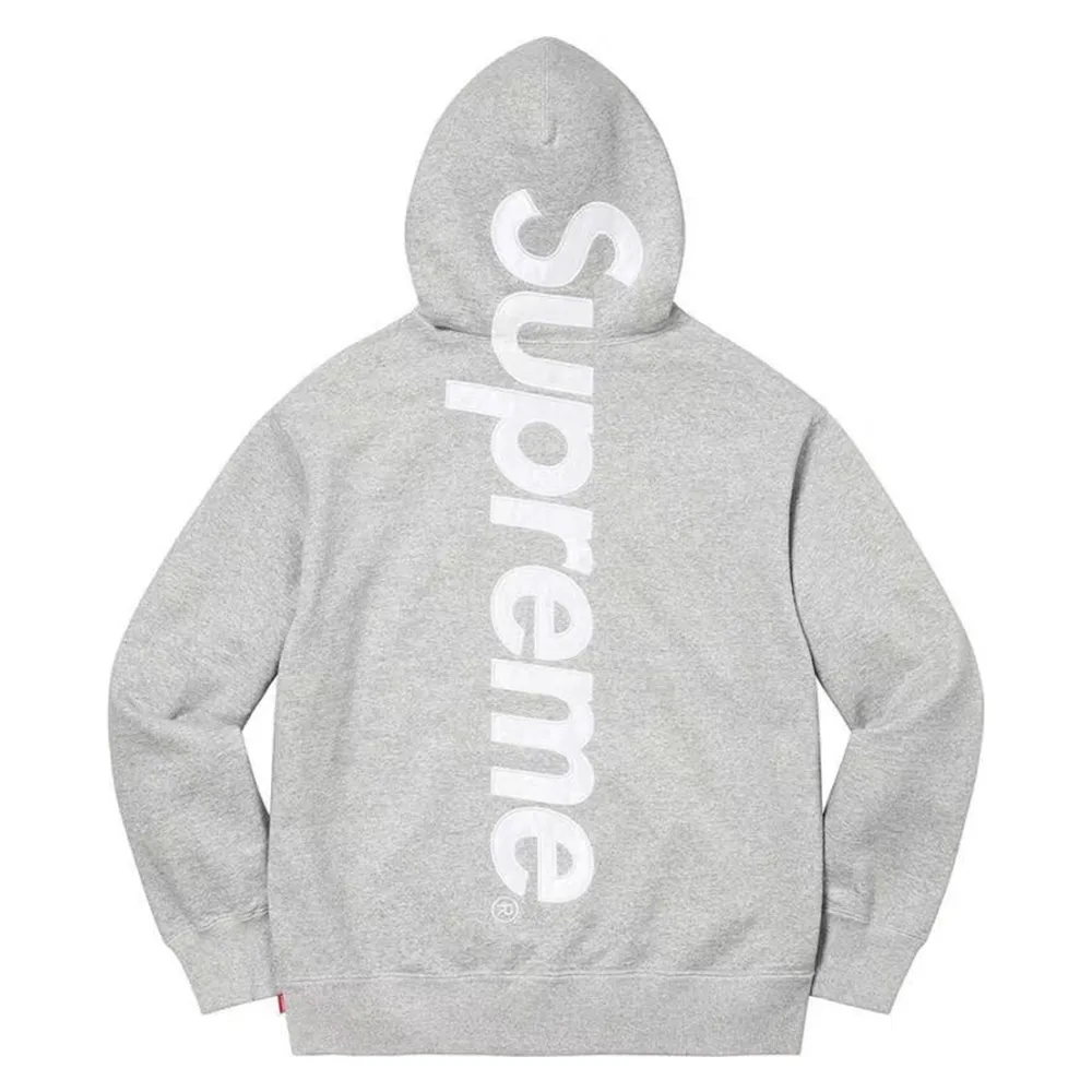 Supreme Satin Applique Hooded Sweatshirt FW243