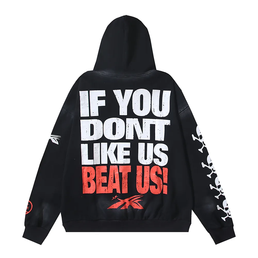 Hellstar If You Dont Like Us Beat Us Hoodie