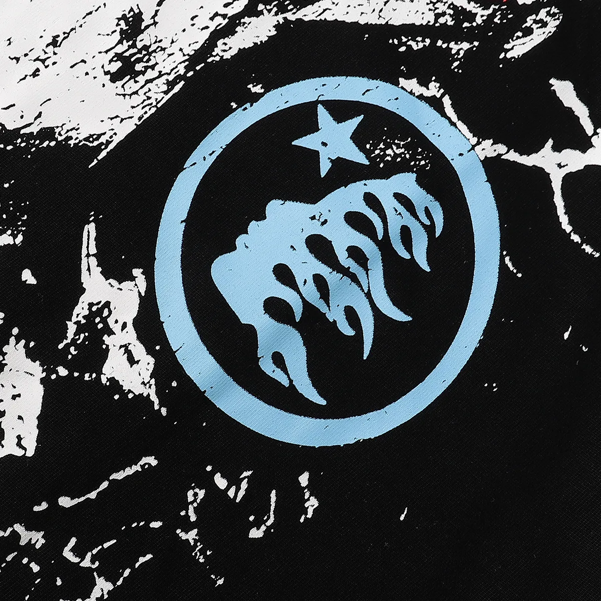 Hellstar Retro All Over Print Crew Neck T Shirt 3