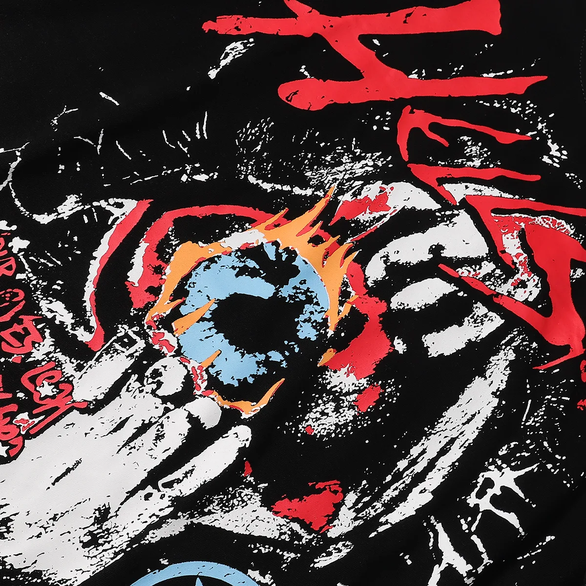 Hellstar Retro All Over Print Crew Neck T Shirt 4