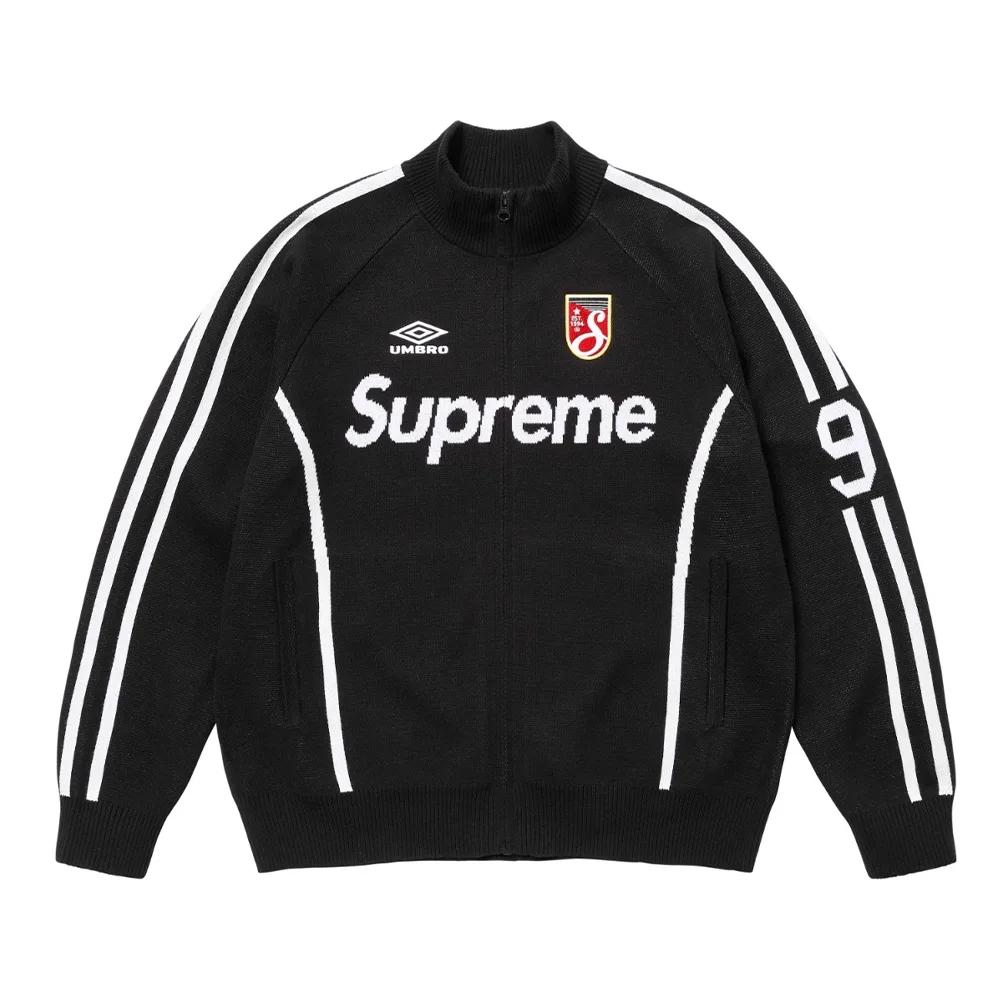 Size Small Supreme x Umbro Knit Sweater Black Grailed 5